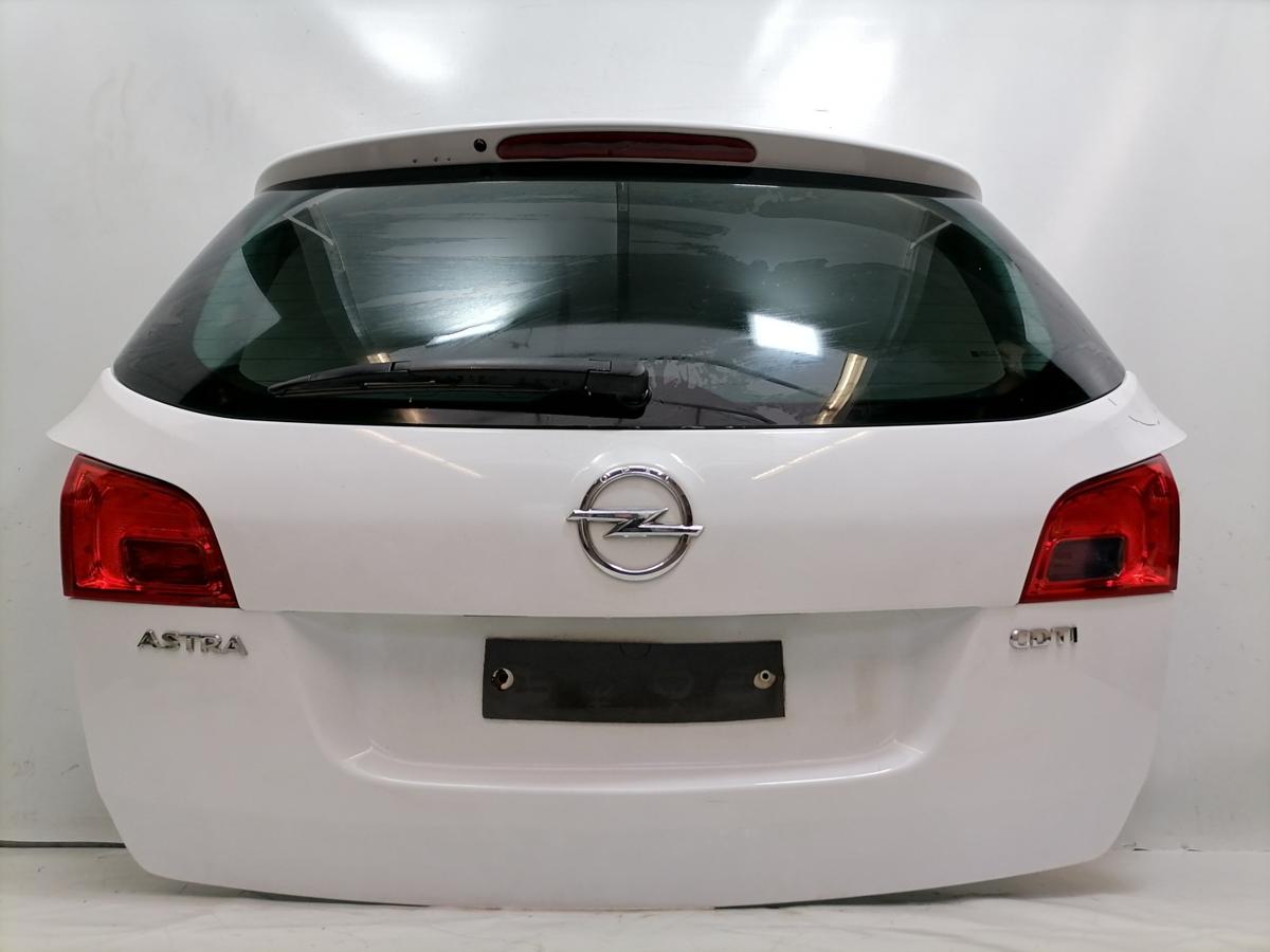 Opel Astra J Sportstourer original Heckklappe mit Heckscheibe Z40R Schneewei&szlig; Kombi Bj.2012